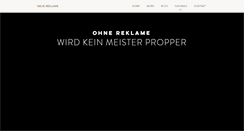 Desktop Screenshot of neue-reklame.de